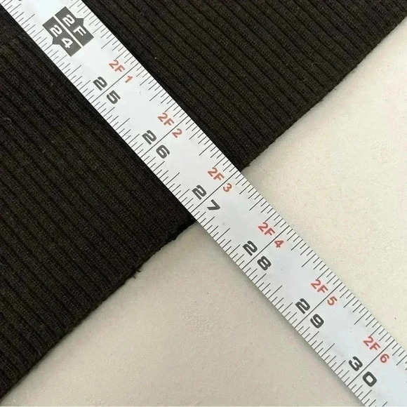 Devoted  Cardigan Sweater Button Front V Neck Pockets Chocolate Brown Medium - Picture 10 of 15